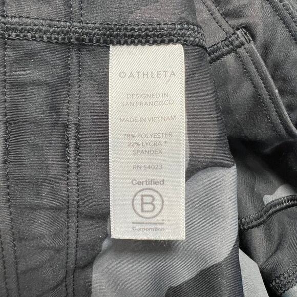 Athleta Camo Contender 7/8 Tight SIZE XSP Petite Black Gray Yoga Pants Workout - Picture 10 of 10